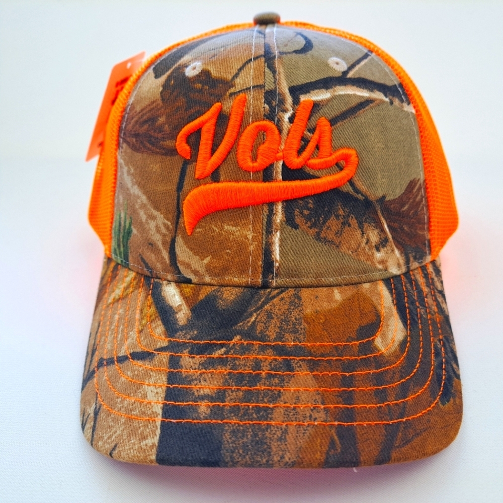 Tennessee Volunteers Camouflage Mesh Snapback Cap Hat